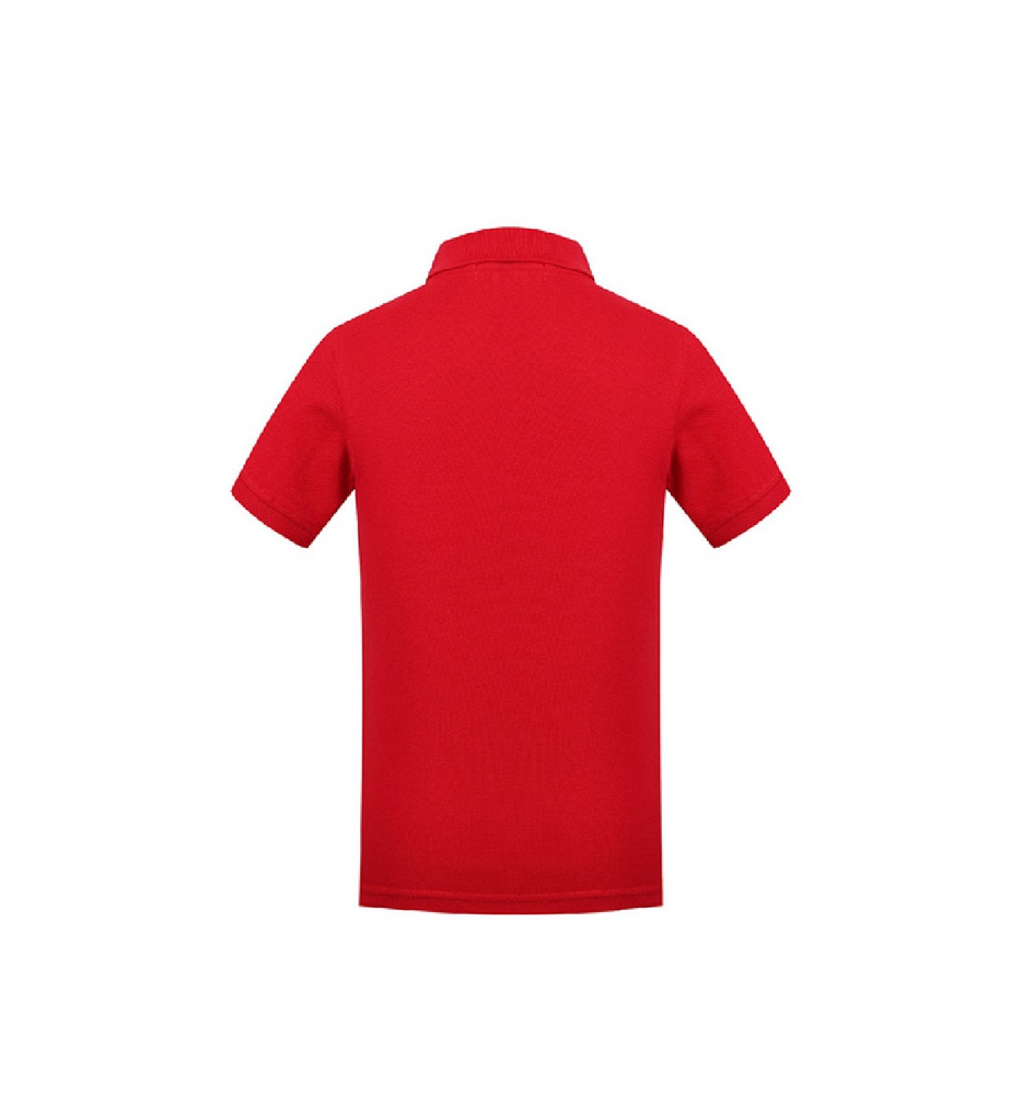 德威红色短袖POLO