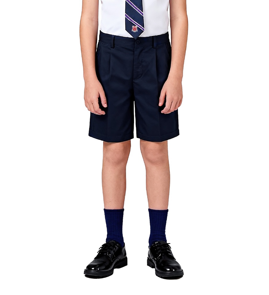 男式藏蓝短裤