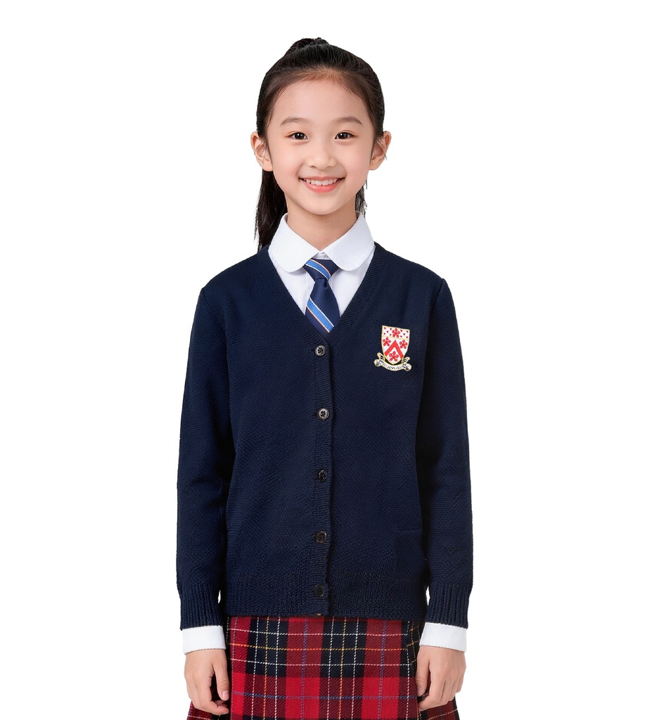 德威女式棉开衫